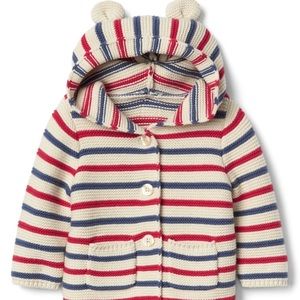 French Stripe Garter Sweater